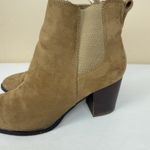 J.Crew  Rory Camel Microsuede Heel Ankle Boots, Size 6.5 Photo 1