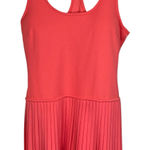 Yogalicious  X-Large Lux Net Motion Dress Tennis Stretch Pull-On Pleat Racerback Photo 0