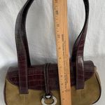 Equipage brand of Paris Olive & Brown Suede Small Handbag Photo 1