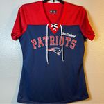 NFL Red and Blue Short Sleeve Relaxed Fit Jersey Photo 0