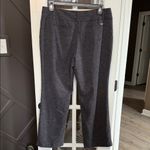 NEW YORK & CO Flare Wide Leg Marled Gray Dress Pants Size 14 Photo 3