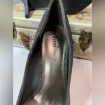 Fioni Night Black Silver Glitter Heels Photo 7