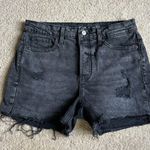 Old Navy  Charcoal Distressed Jean Shorts Photo 0