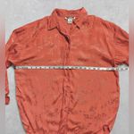 Okief & Okief Coral Floral Silk Blend Button Photo 4