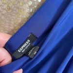 EXPRESS Royal Blue Body Contour Compression Sleeveless Bodysuit, XS Photo 4