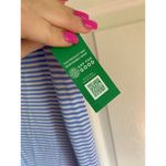 Gap NWT Body true sleep XXS striped white blue midi dress Photo 4