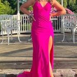 Dave and Johnny Hot Pink Prom Dress Photo 0