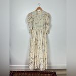 Vintage Custom 70s Victorian Revival Wedding or Ball Gown Cottagecore Royalcore Size M Photo 9