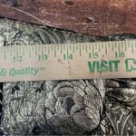 Vintage 90s Escada Brocade‎ Rococo Gold Metallic Peplum Avant Garde Blazer 42 Black Photo 8