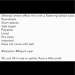 Rococo Sand Emi Ombré Pleated Mini Dress Green Size XS Photo 15