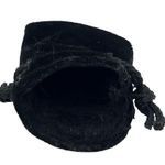 Small Black Velvet Drawstring Pouch For Jewelry Dice & Trinkets A564 Photo 0