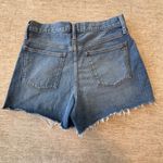 Madewell Shorts Womens 31 The Momjean Medium Wash Denim Cut Offs 3.5" Inseam Photo 2