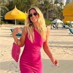 ZARA NWT  One Shoulder Ruched Mini Dress in‎ Pink Size Small Photo 1