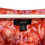 J.Crew NWT  Long-sleeve ramie tunic top in painted block print M Photo 6