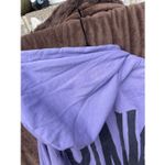 PINK By Victoria’s Secret Purple Full Zip Sweatshirt Woman’s Size Medium FLAWED Photo 12
