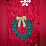 Croft & Barrow  Christmas Cardigan Sweater Holiday Ramie Angora Rabbit Blend NWT Photo 6