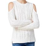Hippie Rose  Womens Cold Shoulder Pullover Sweater Photo 0