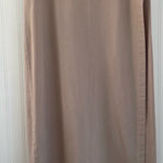 Eileen Fisher  Tan Khaki Wrap Maxi Skirt Adjustable Waist Pocket Classic‎ Size M Photo 0