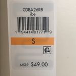 Calvin Klein short sleeve T-shirt dress dark blue with white stripes, size small Photo 6