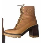 Tory Burch MILLER LUG SOLE BOOTIE 95MM in TOASTED CARAMEL AUTHENTIC! NWT Photo 5