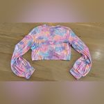 Love Shack Fancy X Beach Riot Marley Cropped Top Rainbow Tie Dye size XL Photo 9