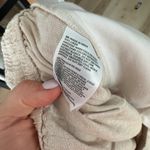 Lands' End Lands’ End Linen cargo pants beige sand petite short putty drawstring straight Photo 8