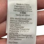 J.Crew  Ruffleneck Merino Wool-blend sweater ivory Size SMALL Photo 7