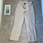 NWT Jordan’s Beige Straight Leg Women's Pants Sz s Tan Photo 1