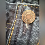 London Jean London Jeans 5 Pocket Denim Blue Jeans 3 Beads On Front Size 10 Wide Leg 70s Photo 5