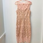 Bisou Bisou  Blush Pink Lace dress sz 8 Photo 4