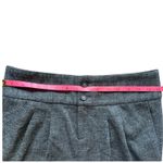 Banana Republic Karine Tailored Herringbone Mini Skirt Gray Size 2 NWT Photo 4