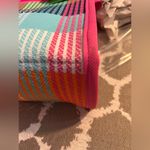 Kate Spade NWT Pink Green Plaid Satchel crossbody fabric collectible summer prep Photo 8