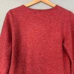 Purnell Women's Wool Blend Red Long Sleeve Crewneck‎ Sweater Small Outdoor Cozy Photo 8