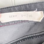 Pilcro and the Letterpress Anthropologie Serif Cords Size 26 Grey Corduroy Pants Photo 6