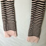 Kate Spade : Striped Black & Blush Pink Scarf- 100% Wool Photo 9