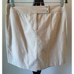 Work To Weekend Skirt Size 14 Tan Cotton Spandex Photo 0