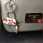 MINI FLOWER HANDBAG KEYCHAIN / CHARM Red Photo 1