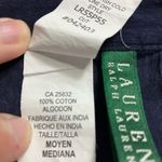 Ralph Lauren Lauren  Blue V-Neck Bishop Sleeve Dress Photo 2