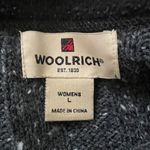 Woolrich  Sweater Womens Large Gray White 1/4 Zip Gorpcore Cabincore Heritage‎ Photo 5