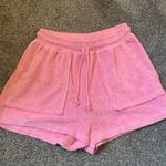ZARA  Pink Terry Cloth Shorts Photo 0
