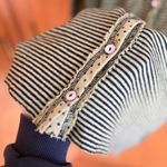 Cut Loose Striped Button Front Tunic Top Lime Green Black Women Size L Size L Photo 4