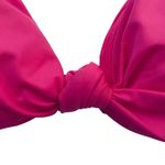 ANDIE  Rouge Pink Santorini Front Knot Bikini Top NWT Photo 3