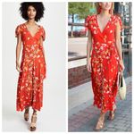 Free People  Floral Maxi Wrap Dress Photo 1