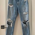 Abercrombie & Fitch Mom Jeans Ripped Distressed Jeans Size 25 Photo 0