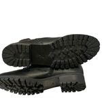 Kate Spade Raquelle New York faux fur black leather lace upper combat boots 8.5 Photo 4