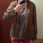 Rubbish Army Olive Green Cotton Utility Jacket Button-Up Photo 3