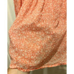 Wrangler Billabong X Top Women's Pink Long Sleeve Peasant Sleeve Size Large Photo 4