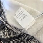 Herve Leger Black & White Print Strapless Bandage Dress Photo 6