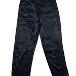 Aritzia Wilfred Black Cropped Satin Trouser Pants Size 6 Minimalist Evening Photo 1