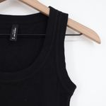 American Giant Womens Black Ribbed Tank Top Made in USA Size XS Photo 4